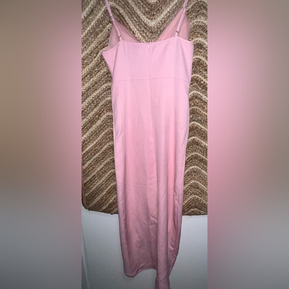 Aigeman Women's Pink V Neck Backless Maxi Cocktail Party Dress,Size XS,NWT - Picture 6 of 14
